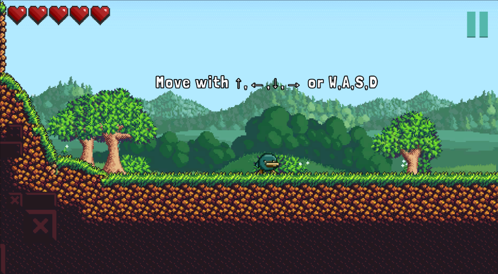 MoreLund Screenshot - Movement tutorial